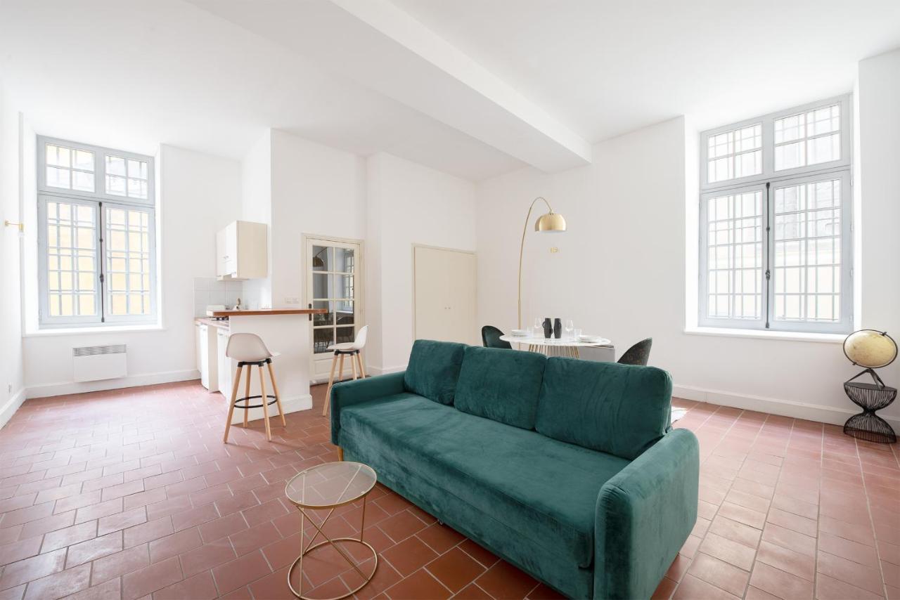 Superbe Appartement Avec Cour Dans La Bastide Carcassonne Exterior foto